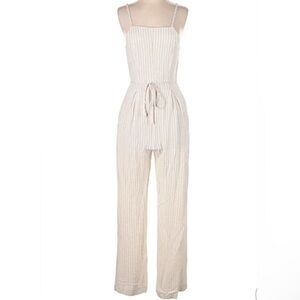 Monteau Los Angeles Cream Jumpsuit